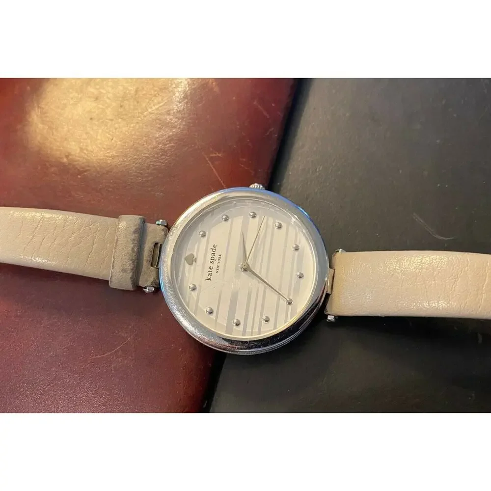 Women's 37mm Silver Tone Kate spade Watch, KSW1371, WR to 3ATM